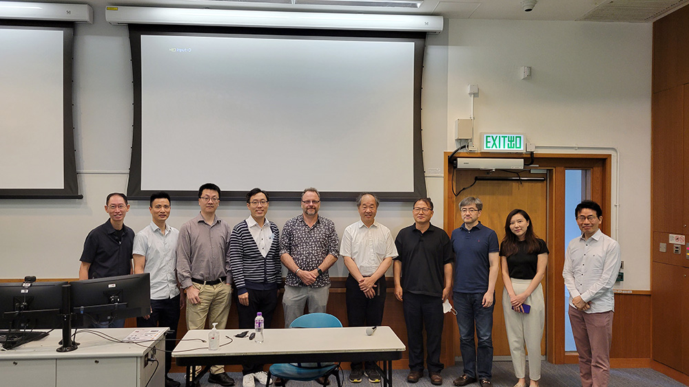 Professor Kubota and NS Faculty gathered together for group photo.