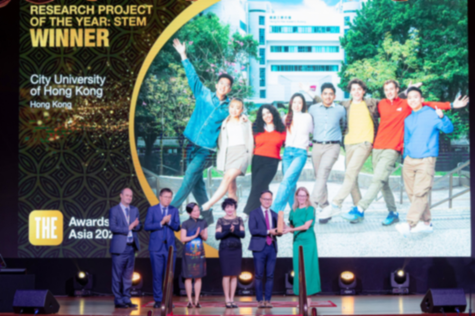 CityUHK’s team wins at THE Awards Asia 2024