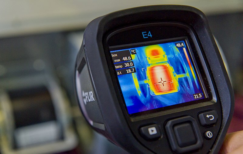The temperature of the motor for the fan coil was significantly reduced after using the smart thermostat.
