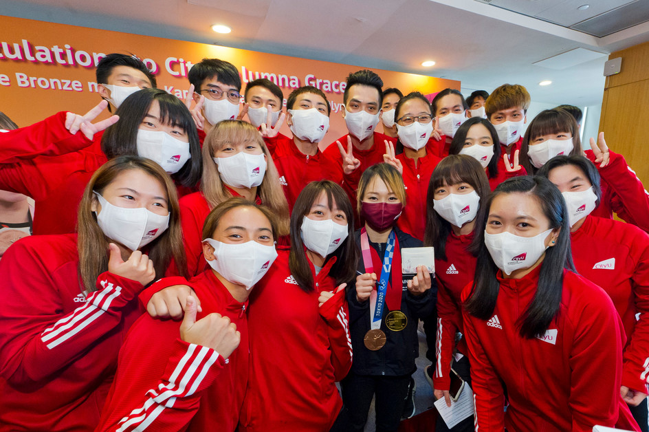 Olympian Grace Lau's triumphant return to alma mater